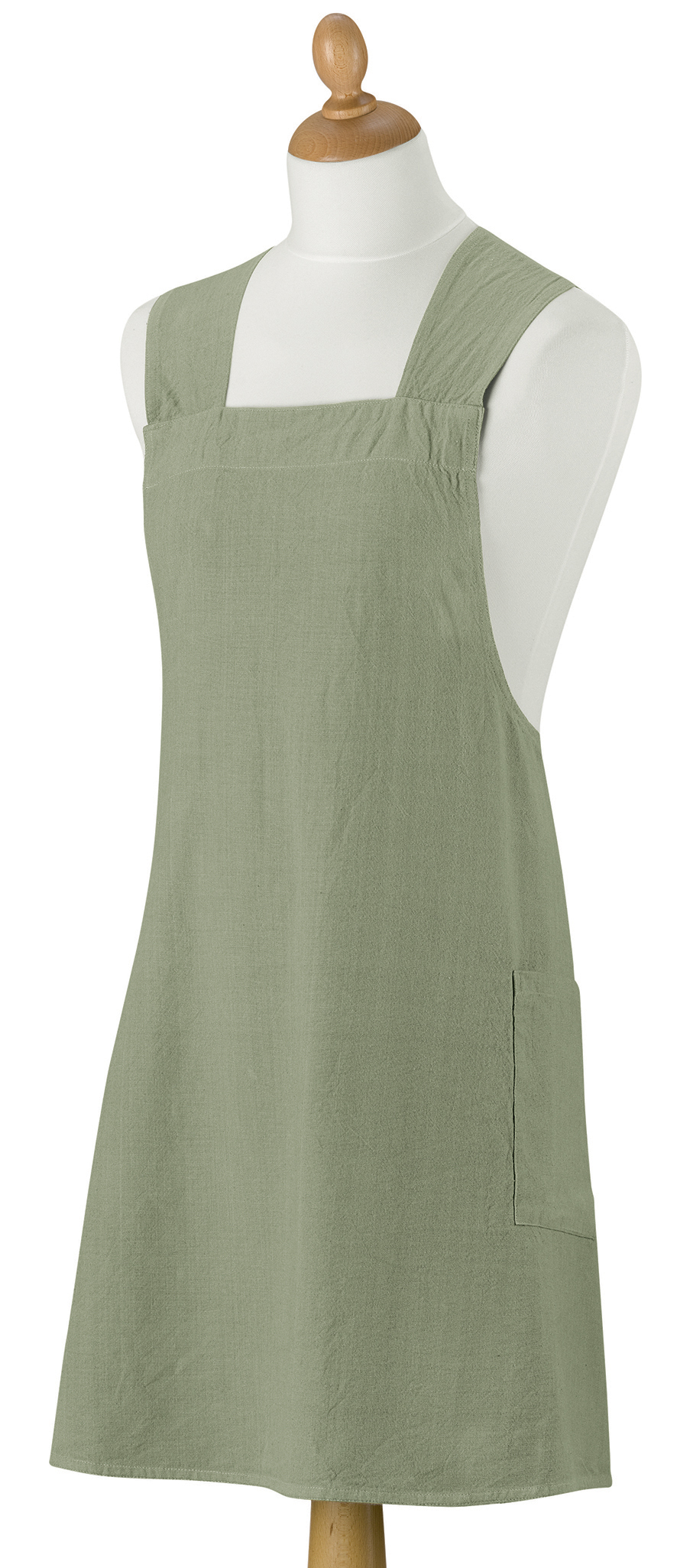 Tablier de cuisine japonais recycl Haru Matcha 78 x 100
