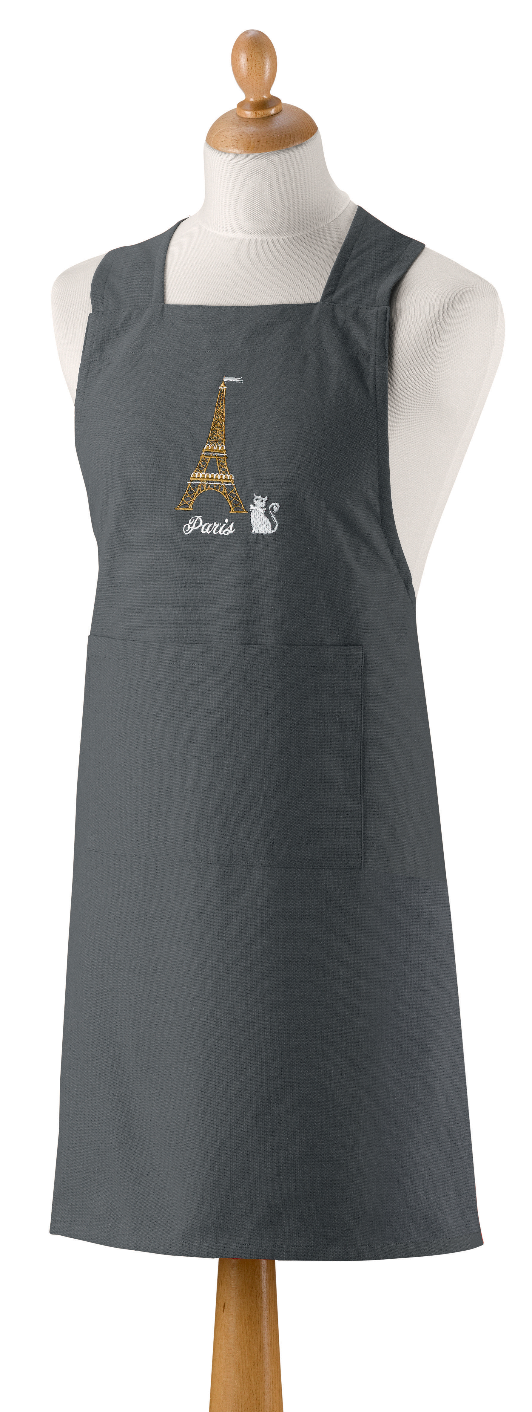 Tablier de cuisine japonais recycl Tour Eiffel Ombre 125 x 85