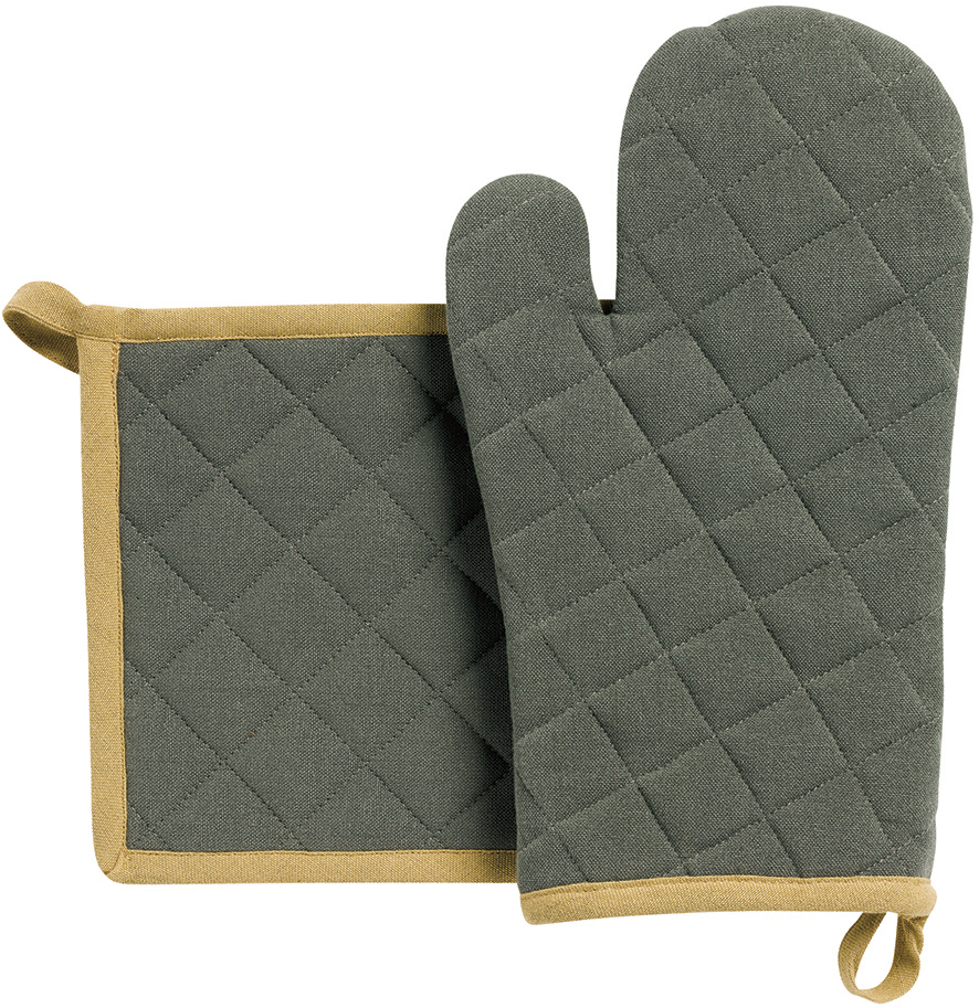Lot gant de cuisine/manique recycl Grace Fort 18 x 32