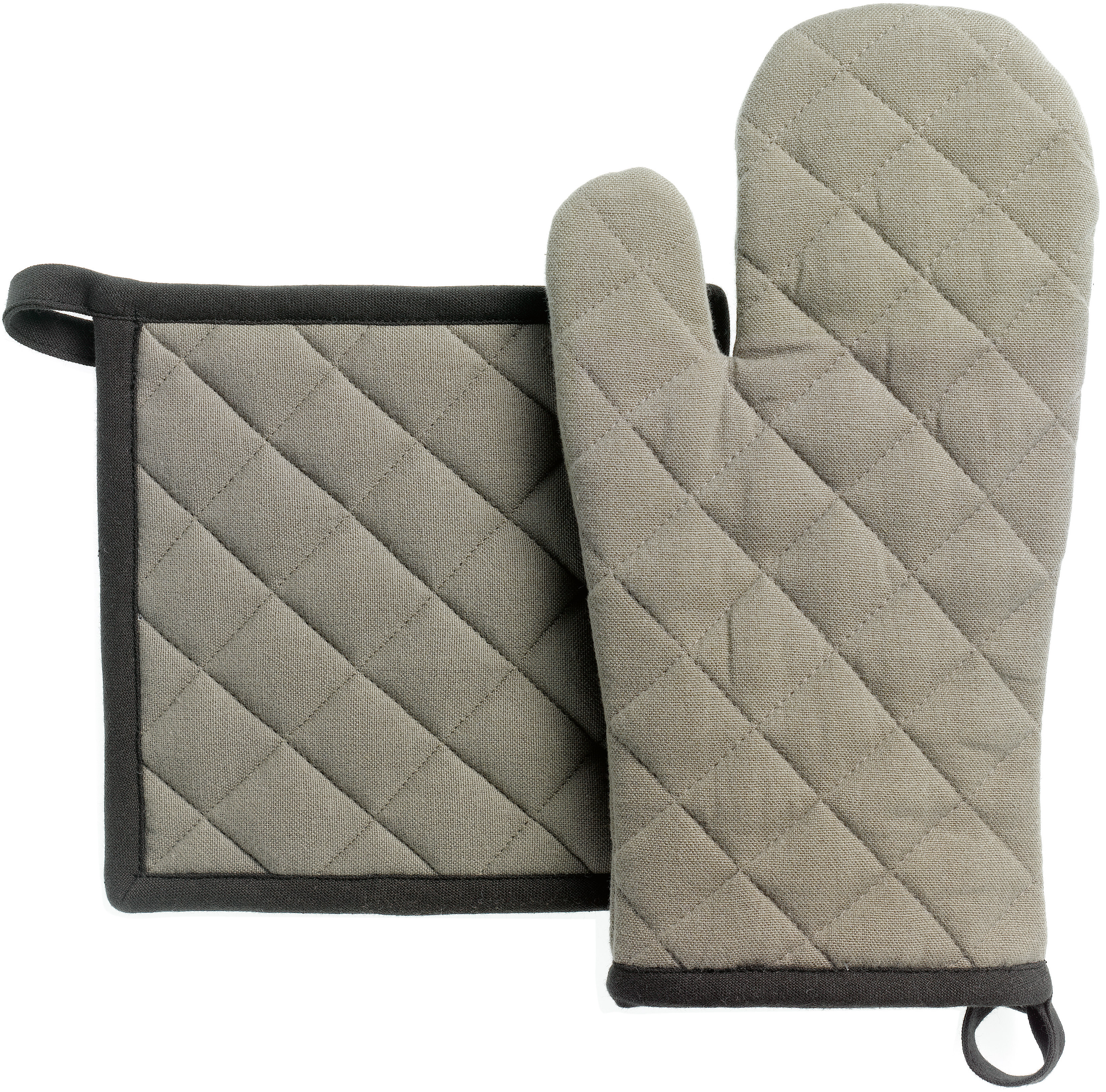 Lot gant de cuisine/manique recycl Grace Ombre 18 x 32