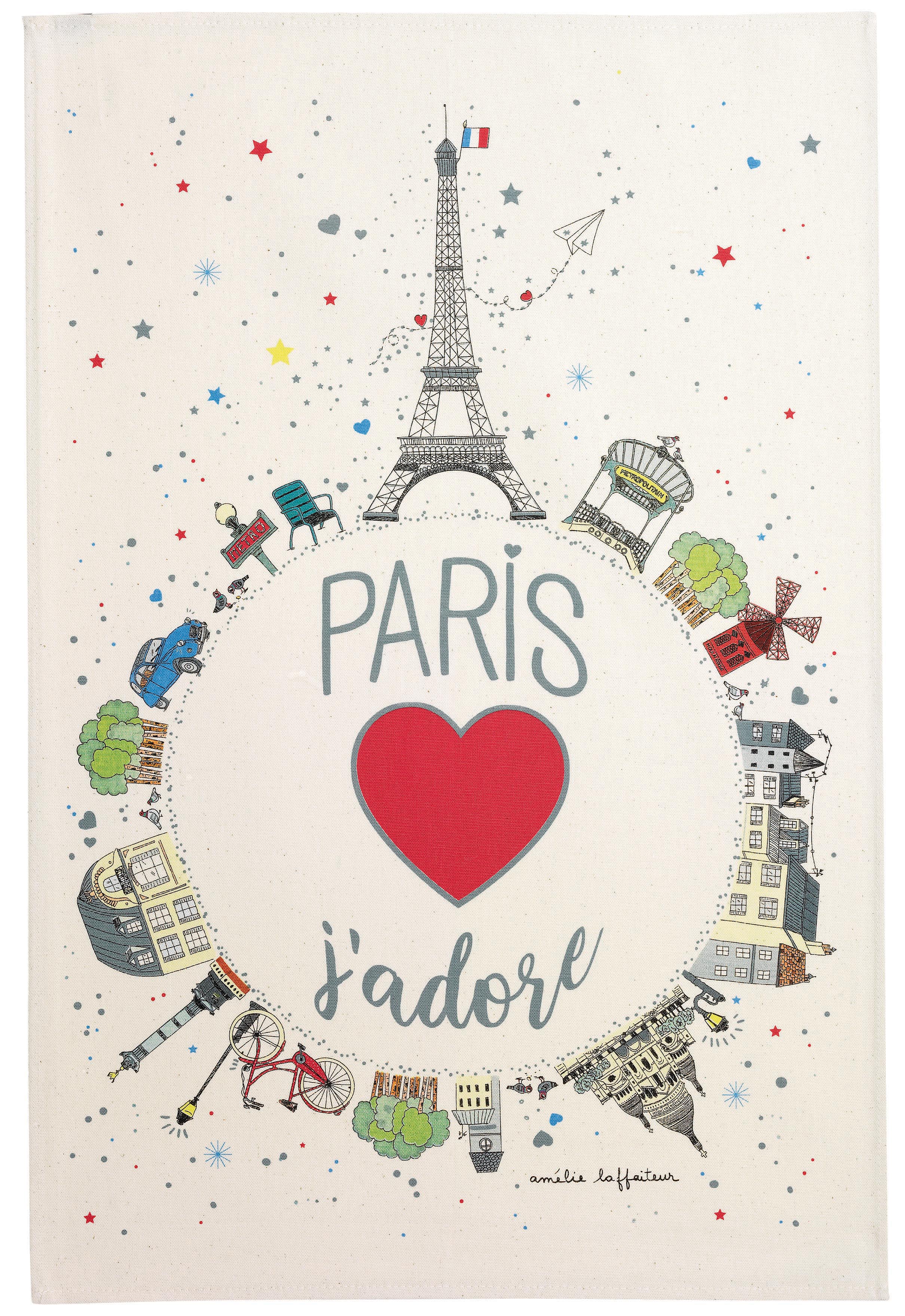 Torchon Plante Paris Ecru 48 x 72