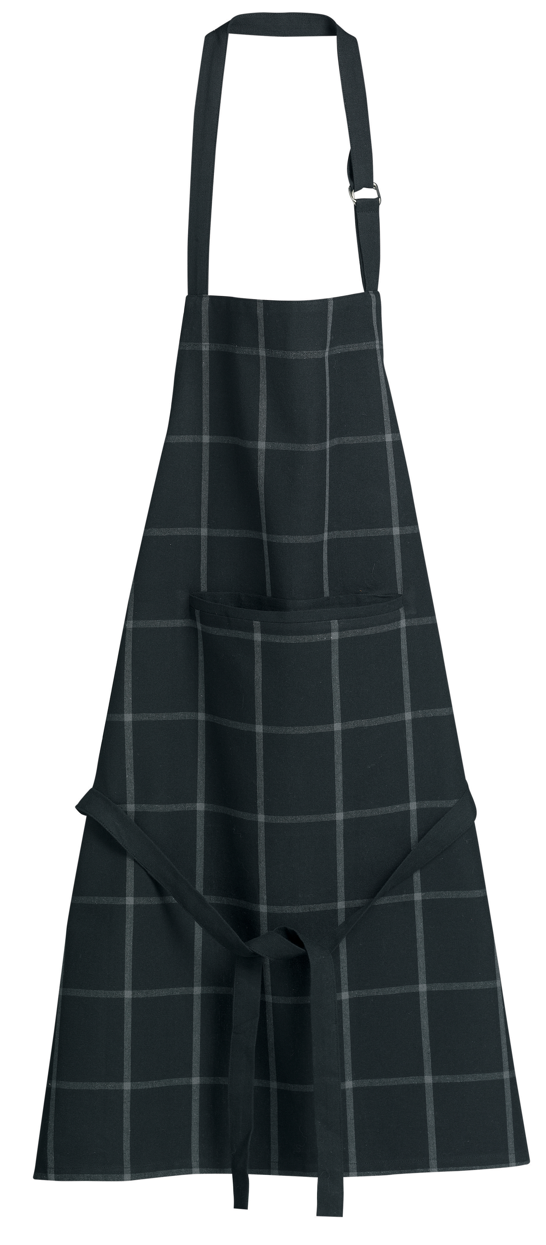 Tablier de cuisine recycle Doha Noir 80 x 85