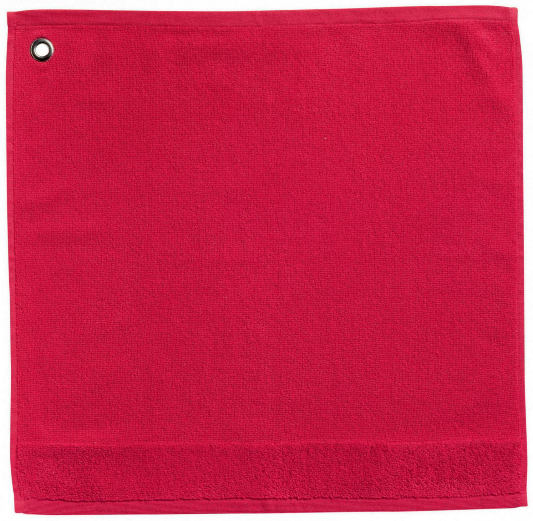 Essuie-mains oeillet Curl Geranium 50 x 50