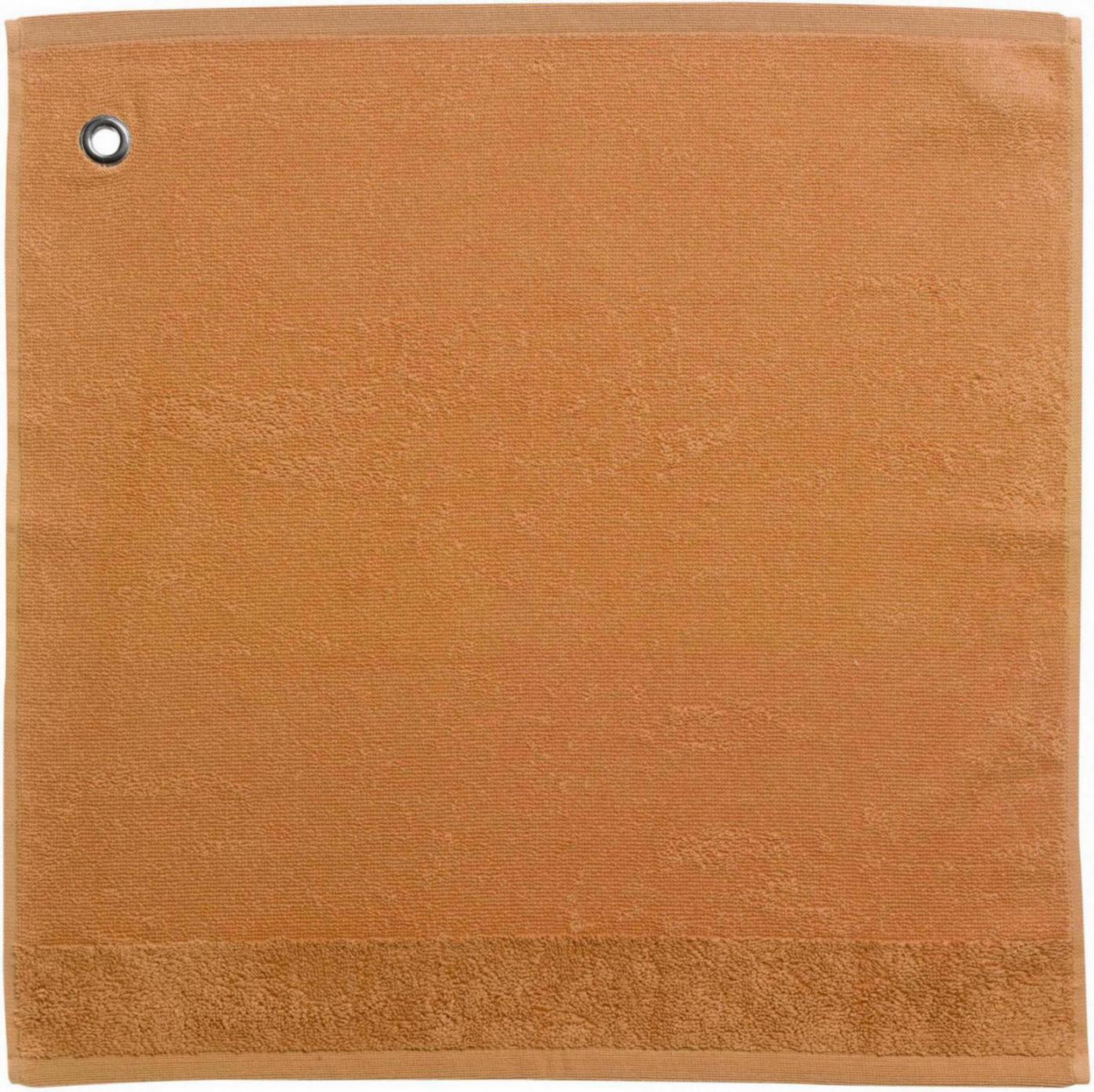 Essuie-mains oeillet Curl Ambre 50 x 50