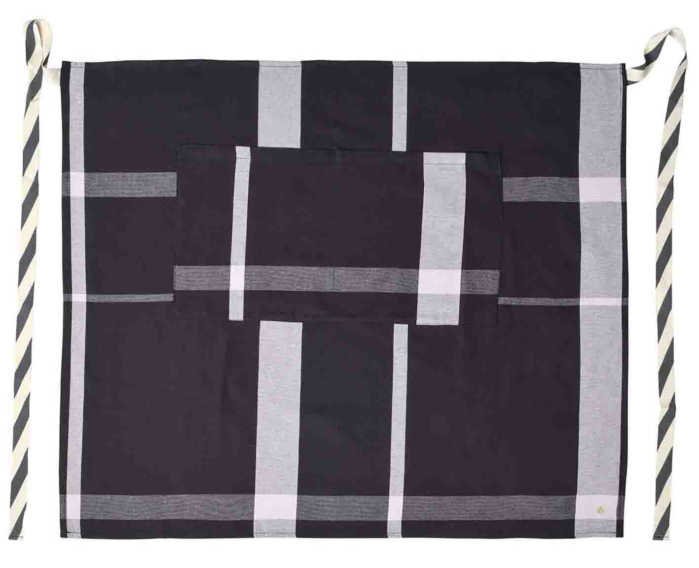 Tablier bistrot La nonna Caviar 70 x 85