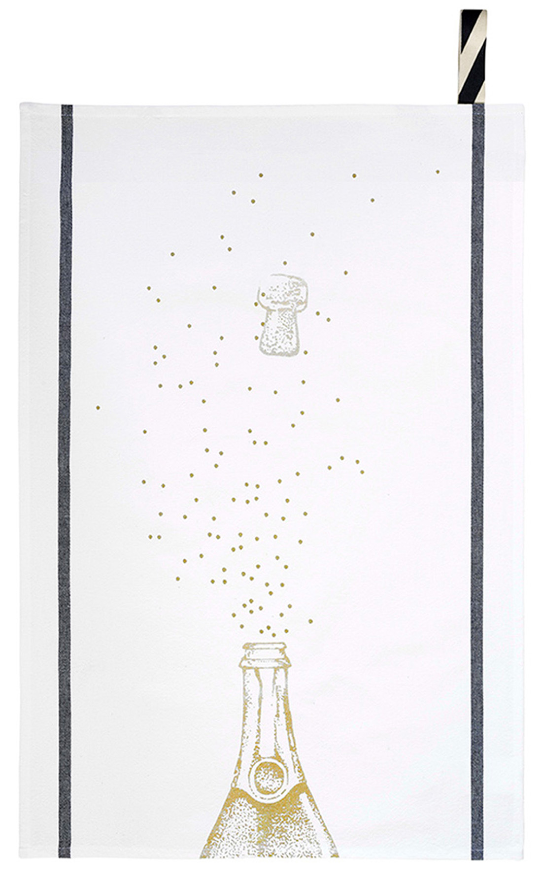 Torchon Party Or Blanc 50 x 70