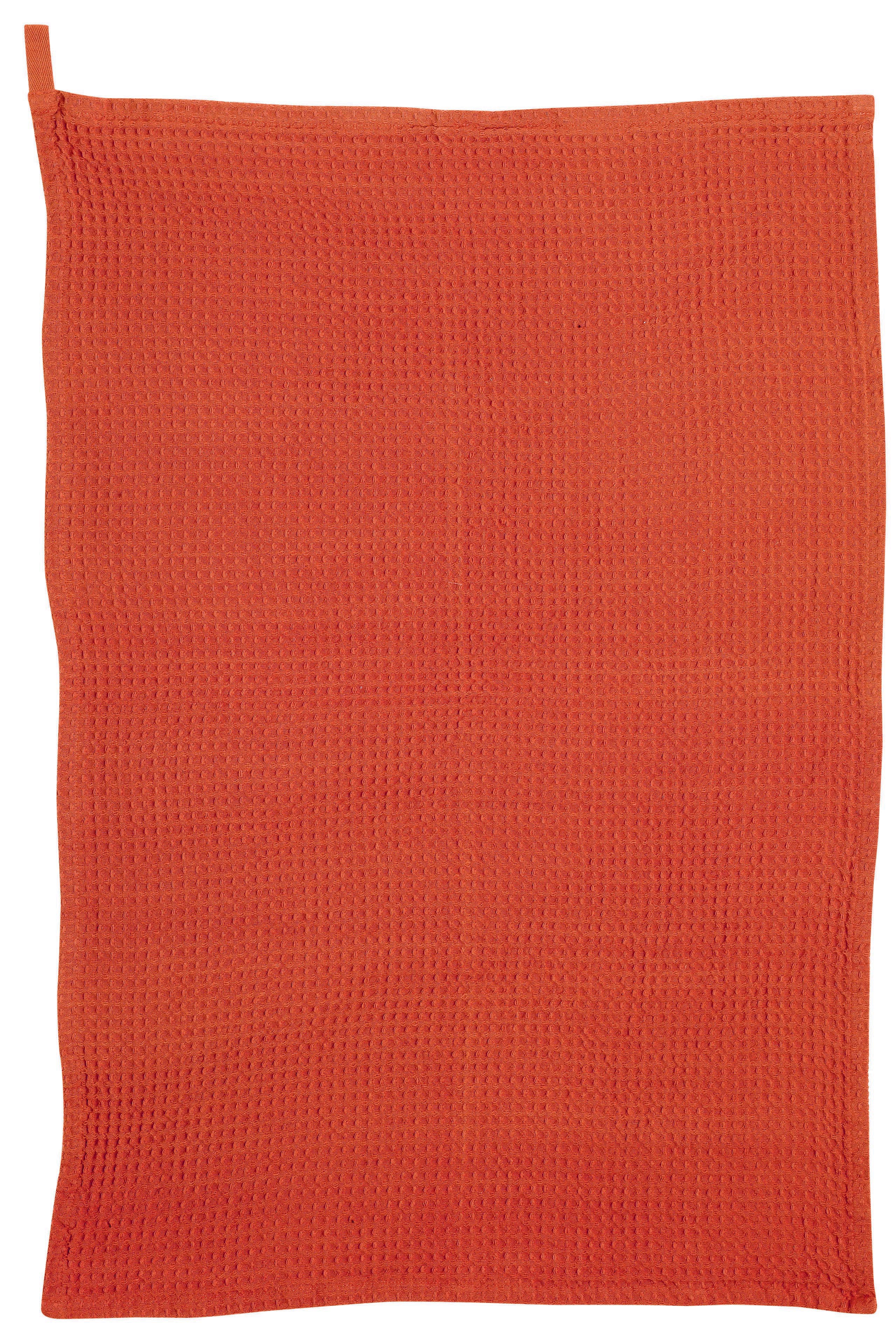 Torchon nid d'abeilles uni Mumba Marmelade 50 x 70