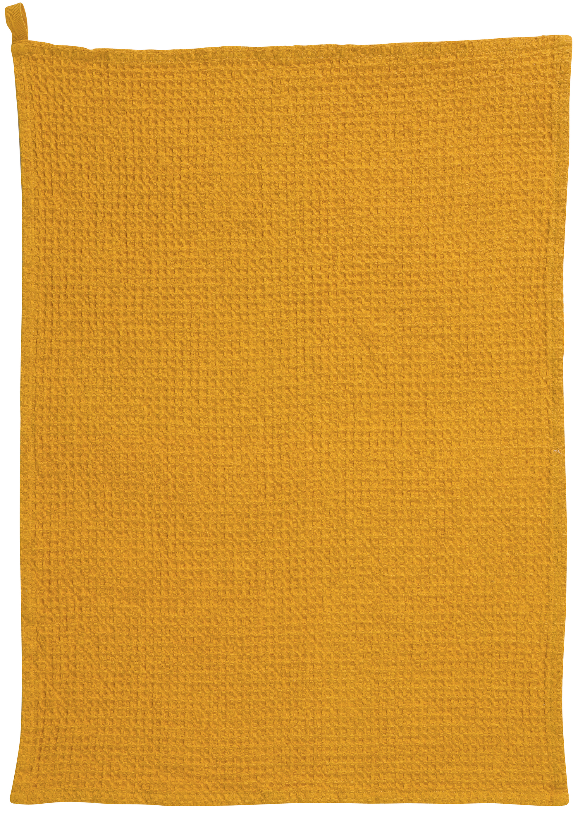 Torchon nid d'abeilles uni Mumba Tournesol 50 x 70