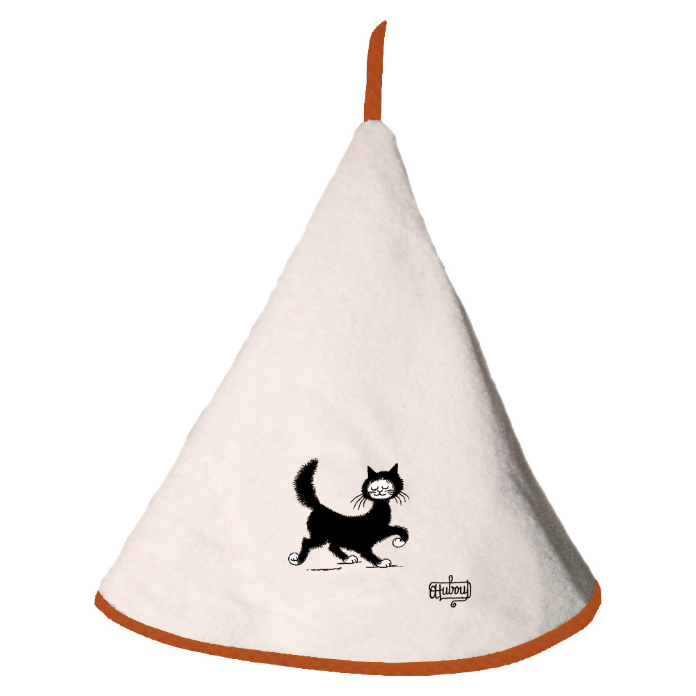 Essuie Mains Dubout Chat Balade Ivoire Diameter 60