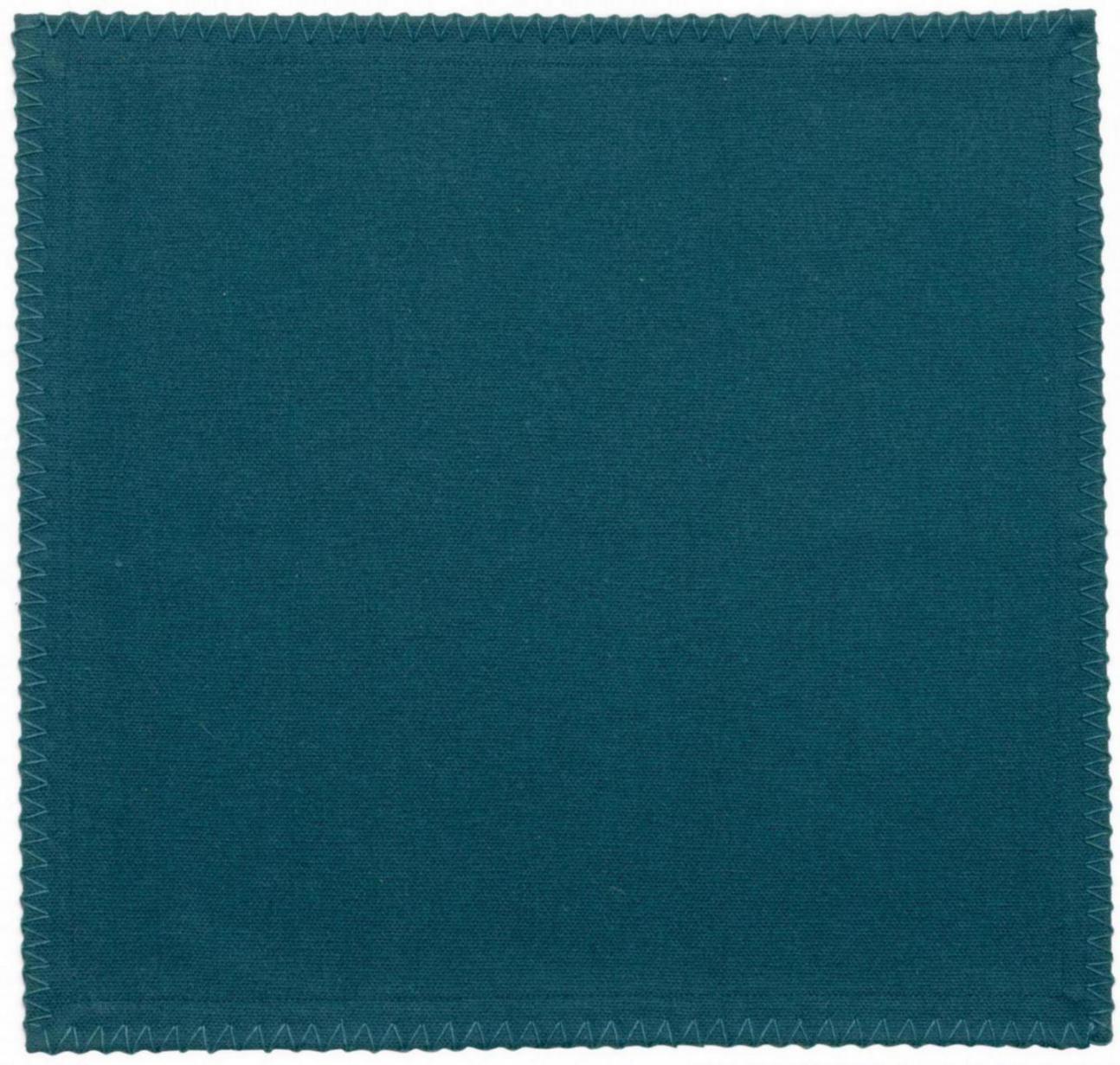Lot de 2 serviettes de table recycles Delia Paon 41 x 41