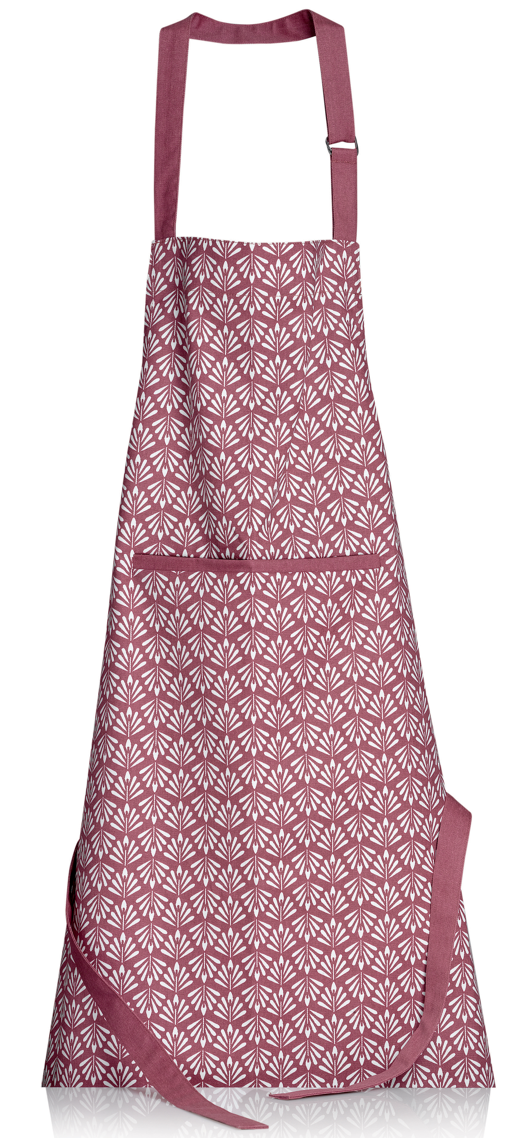 Tablier de cuisine enduit Pompei Orchide 72 x 85