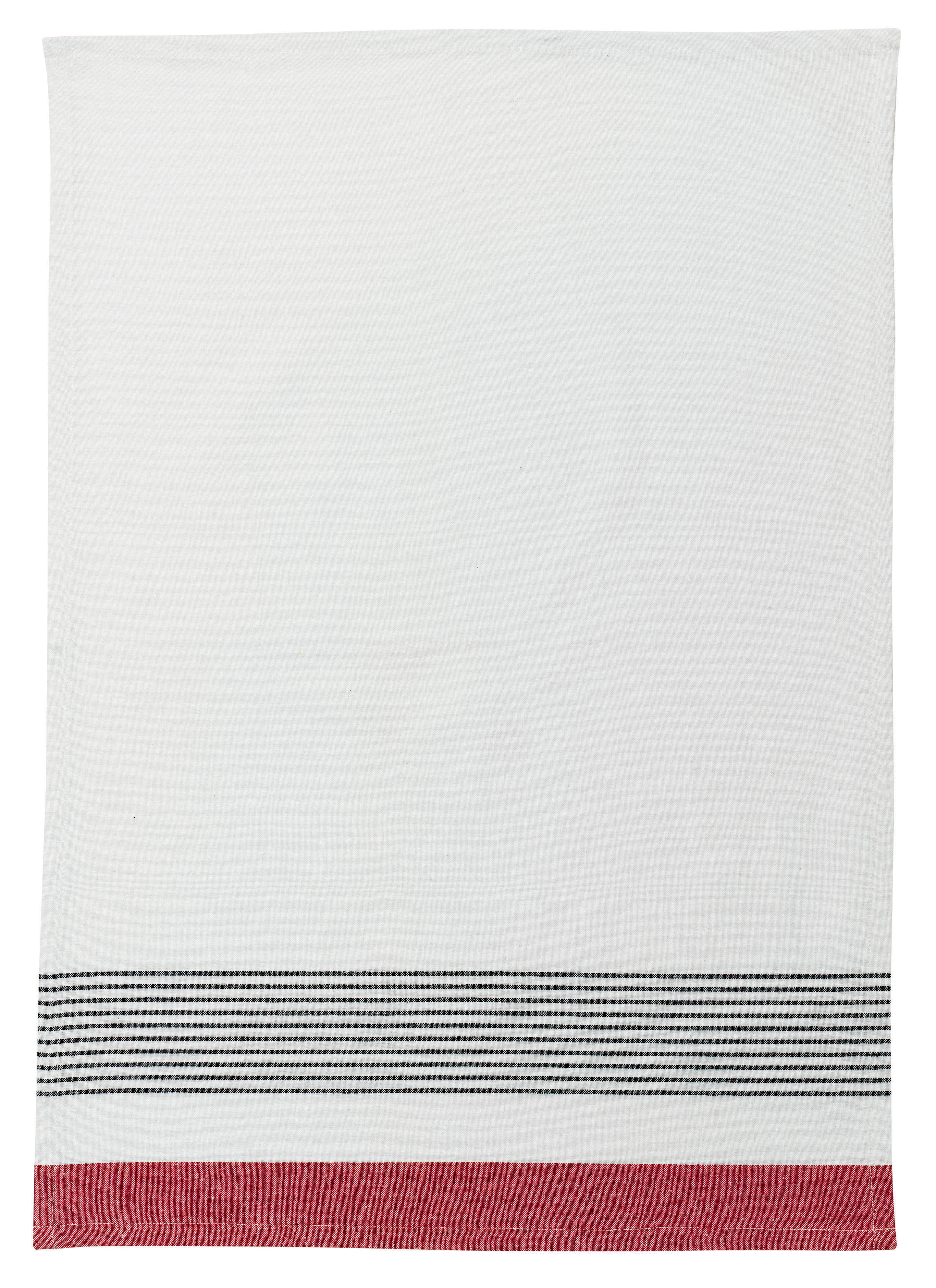 Torchon recycl Mattia Rouge 50 x 70
